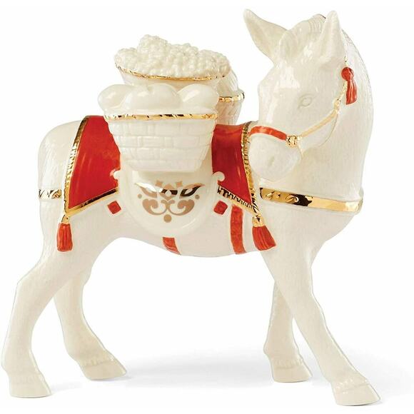 NEW Lenox First Blessing Nativity Donkey Porcelain Figurine 890569 In Box W/ COA - Picture 1 of 12